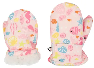 Productafbeelding van Foruhoo kinderhandschoenen, waterdicht met fleece, geschikt voor jongens en meisjes, ideaal voor de winter