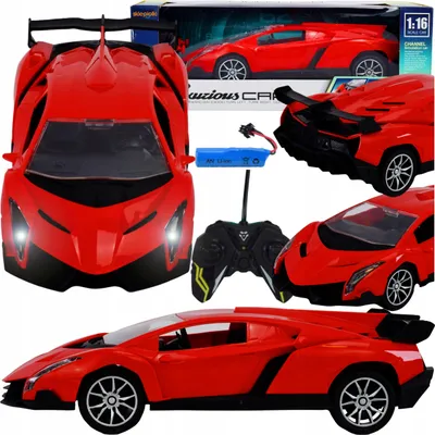 Produktbild von Lolex | RC Sportwagen Modell - 1:12 - Mit Licht und Sound - Perfekt für Kinder und Erwachsene