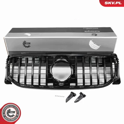 Produktbild von ESEN SKV 66SKV603 Kühlergrill Frontgrill passend für MERCEDES-BENZ GLB (X247) Schwarz Glänzend
