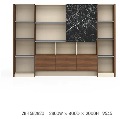Produktbild von Büroeinrichtung Schreibtisch Tische Chef Tisch + Aktenschrank Regal 2tlg. Set