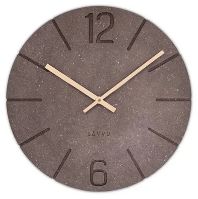 Productafbeelding van Houten klok LAVVU Natur LCT5024, bruin, 34 cm