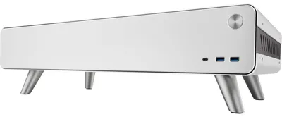 Zdjęcie produktu dla RAIJINTEK Pan Slim, Mini Tower, PC, Biały, ITX, Aluminium, SPCC, Gaming