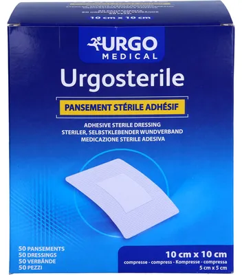 Image de Pansement Urgosterile 100x100 mm stérile 50 pces