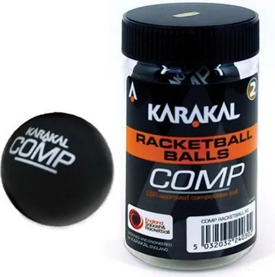 Produktbild von Karakal - "Competition" Racquetball-Bälle  2er-Pack CS1324 (Einheitsgröße) (Schwarz)