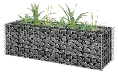 Produktbild von Gabionenbeet für aromatische Pflanzen, 90 x 30 x 30 cm