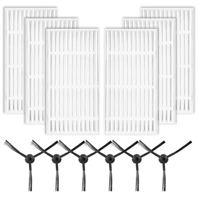 Image de Kit d'accessoires pour aspirateur robot - Ensemble de 12 pièces de rechange pour aspirateur robot - Accessoires de nettoyage - 12 pièces