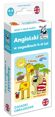 Zdjęcie produktu dla Kapitan Nauka. Angielski 4-6 lat Zagadki obrazkowe