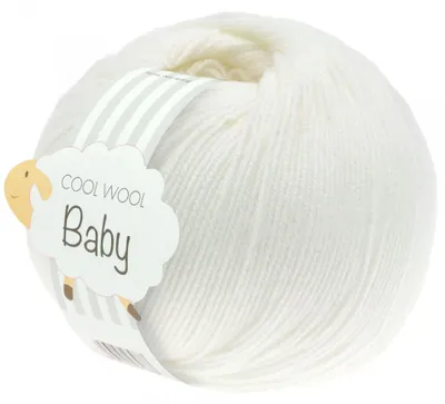 Produktbild von Lana Grossa - Cool Wool Baby 0207 weiß