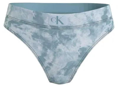 Produktbild von Calvin Klein - Bikinihöschen für Damen, Logo NA511 (S) (Blau)