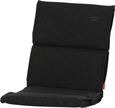Produktbild von Auflagekissen >Stella< in anthrazit, 100% Polypropylen - 96x4x46cm (BxHxT)
