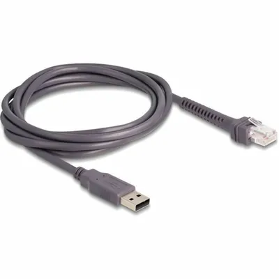 Produktbild von Delock RJ50 zu USB 2.0 Typ-A Barcodescanner Kabel 2 m