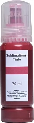 Image de 70 ml d'encre de sublimation magenta pour Epson Ecotank 101, 102, 103, 104, 105, 106, 113, 114