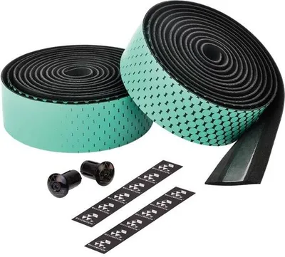 Zdjęcie produktu dla Wrap Ciclovation Advanced Leather Touch Fusion 3 mm 1 para czarno-turkusowy 3620.22328