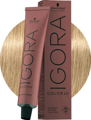 Produktbild von Schwarzkopf Igora Color10, Blond, 9-0, Unisex, 60 ml, Alle Haare, Farbspeichernd, Glanz