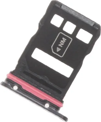 Produktbild von Für Huawei P40 Pro Sim Karten Tray Halter Schlitten Schublade Sim Tray Schwarz