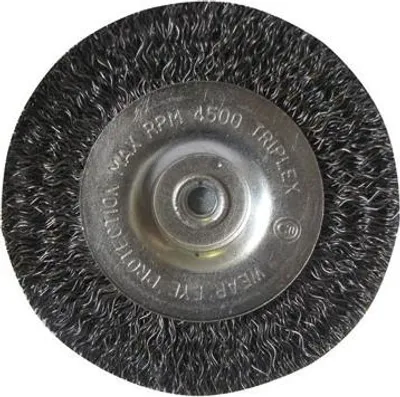 Image de Brosse ronde 75 mm en acier en gros - Tivoly