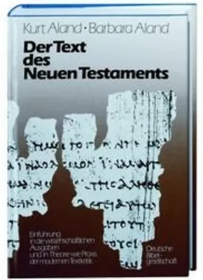 Produktbild von Der Text des Neuen Testaments