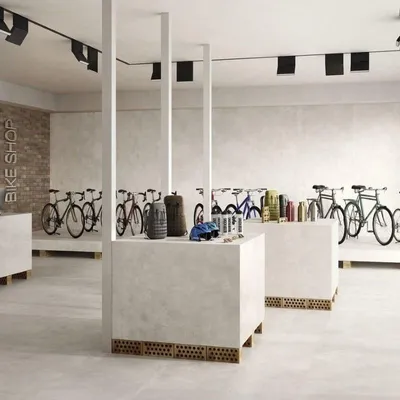 Imagen del producto de CASA39. Gres porcelánico con efecto cemento, color blanco, 60x60 cm. Colección Metropolis de Casalgrande Padana