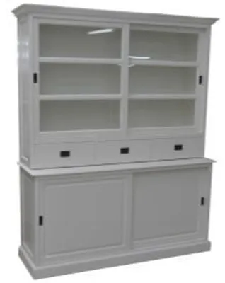 Produktbild von Casa Padrino Shabby Chic Buffetschrank im Landhausstil, Kiefer und MDF, Breite 160 cm, Höhe 210 cm