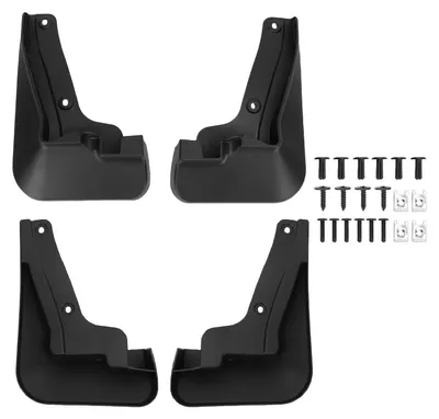 Immagine prodotto di 4 parafanghi per auto compatibili con Subaru Crosstrek 2024–2025 2026 ABS, nero