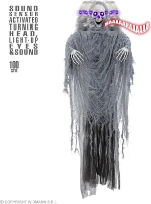 Produktbild von Halloween Dekofigur Animierter "Grim Reaper" | 100 cm