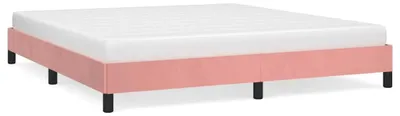 Produktbild von vidaXL Bettgestell Rosa 180x200 cm Samt
