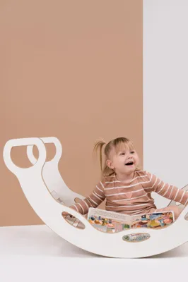 Produktbild von Große Montessori Bogenwippe Kletterbogen mit Griffen