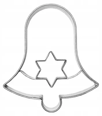 Image de EkoForemki Forme Cloche Étoile Biscuits Noël Acier 57 mm
