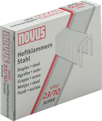 Produktbild von Heftklammern 23/10super verzinkt VE=50x1000 Stück