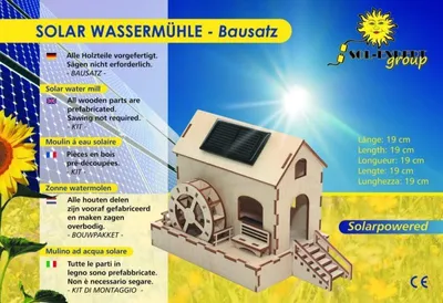 Zdjęcie produktu dla Zestaw solarnego młyna wodnego