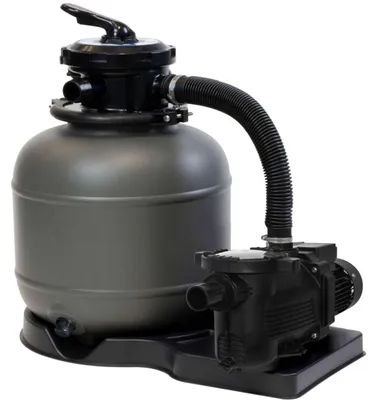 Produktbild von Sandfilteranlage SF 142 8 m³/h Pumpenleistung 600W, 6-Wege-Verrohrungs-Ventil, für 30Kg Sand