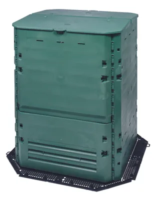 Image de KIT composteur thermo-king vert + grille de fond - 900L