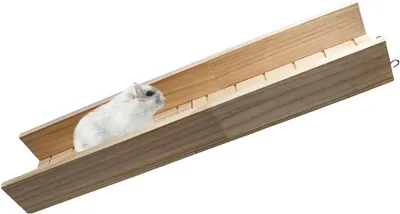Productafbeelding van Hamster klimbrug 60 x 12.5 x 7 cm, houten speeltoestel, voor kleine huisdieren