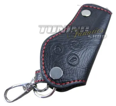 Produktbild von Schlüsseltasche Schlüsseletui Schlüssel Hülle Etui ECHT-LEDER ROT für Smart