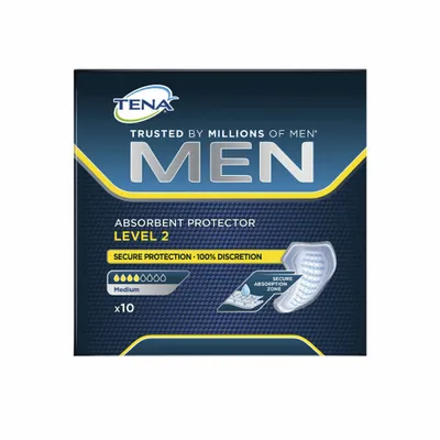 Zdjęcie produktu dla TENA 07322540016413, Wkładka dla osób z problemem nietrzymaniem moczu, Mężczyzna, 10 szt.