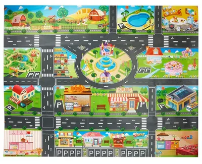 Productafbeelding van Plastic Speelmat voor Kinderen, Waterdicht en Wasbaar