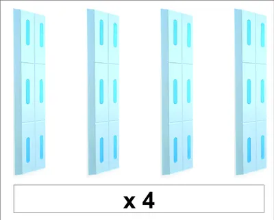 Immagine prodotto di Marina White 22 Set di 4 - parabordo per pontile, parabordo per barca per proteggere motoscafi, barche, moto d'acqua, yacht 98x22x6cm SUPERHIT DELLA STAGIONE 2024