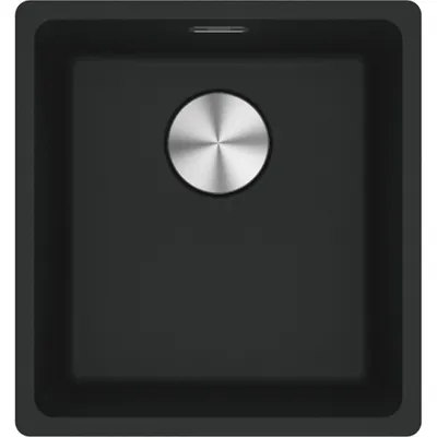 Produktbild von Franke Einbaubecken Maris MRG 210-37 Fragranit flächenbündig einbaubar, Black Matt, Druckknopfventil