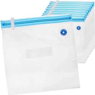 Obrázek produktu pro Vakuové sáčky 22x21 cm, sada 10 kusů, opakovaně použitelné
