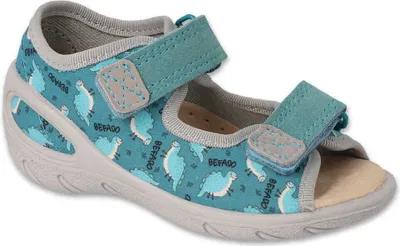 Produktbild von Jungen Sandalen Befado Sunny 063X011 DINO Grün Lederinnensohle