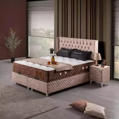 Produktbild von Design Nachttisch Konsole Beistell Tische Schlaf Zimmer Holz Luxus Konsolen Neu
