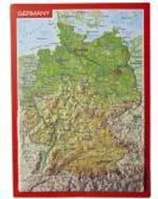 Produktbild von Reliefpostkarte Deutschland