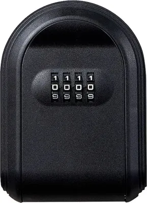 Immagine prodotto di Cassaforte a chiave con codice numerico, colore: nero