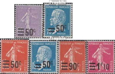 Produktbild von Briefmarken Frankreich 1926 Mi 200-210 (kompl.Ausg.) gestempelt Aufdruckausgabe