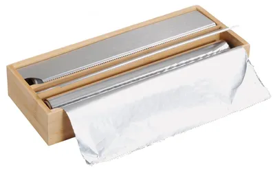 Obrázek produktu pro KESPER Kuchyňský Zásobník Na Fólie 35 X 13 X 55 cm Bambus 58044