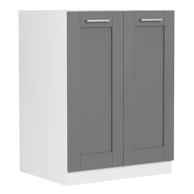 Produktbild von VCM Küchenschrank | Maße ca. H. 82 x B. 60 x. T. 46 cm | Unterschrank mit zwei Drehtüren im Landhaus Stil | Küchenmöbel – Colura