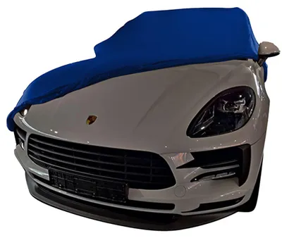 Image de Housse de voiture intérieure adaptée à Porsche Macan MK1 Bleu NEU Bâche de
