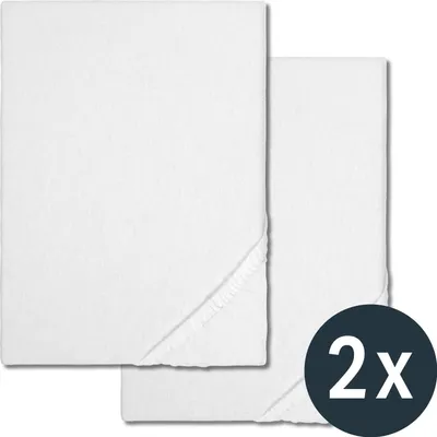 Produktbild von Sleezzz Vital wasserdichtes Molton Spannbettlaken mit antibakterieller Silber Veredelung 90 x 200 cm Doppelpack