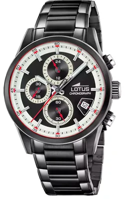 Produktbild von Lotus Herrenuhr Pulse Collection Schwarz Edelstahl 19088/1