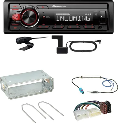 Produktbild von Pioneer MVH-330DAB Bluetooth Digitalradio Einbauset für Mercedes Citan W415